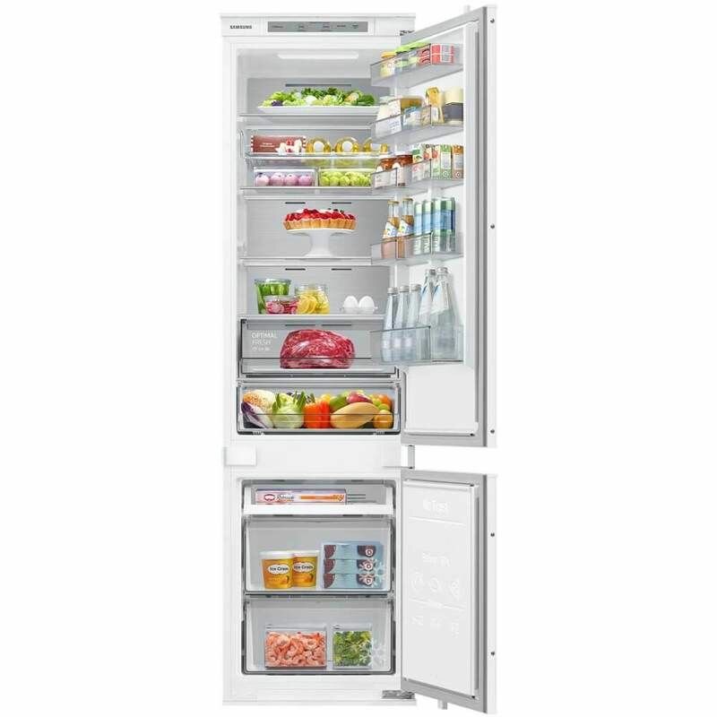 Встраиваемый холодильник SAMSUNG BRB30705DWW (193.5 x 54 x 55, 297 л) с двухконтурной системой охлаждения Twin Cooling, Full No Frost, Metal Cooling, CoolSelect+