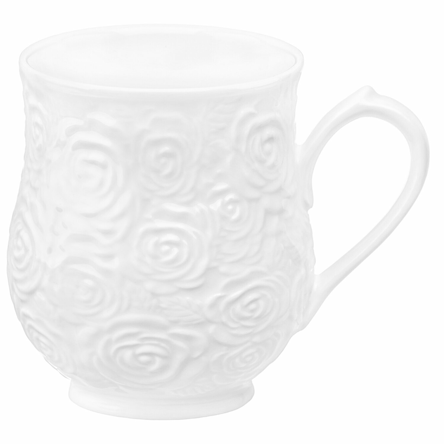 фото Кружка / чашка / для чая, кофе, капучино 350 мл 11,5*9*9,5 см "Розы" бочонок