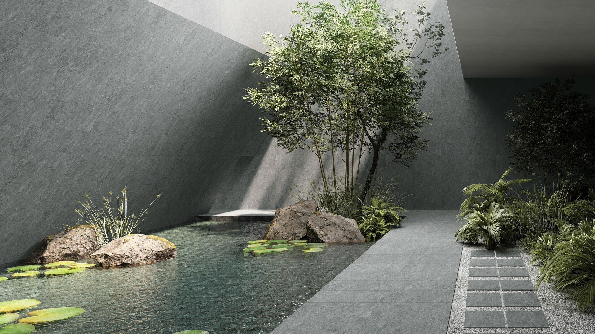 фото Керамогранит Vitra Quarstone Серый Матовый R10b 7рек 60x60 K951811R0001VTE0