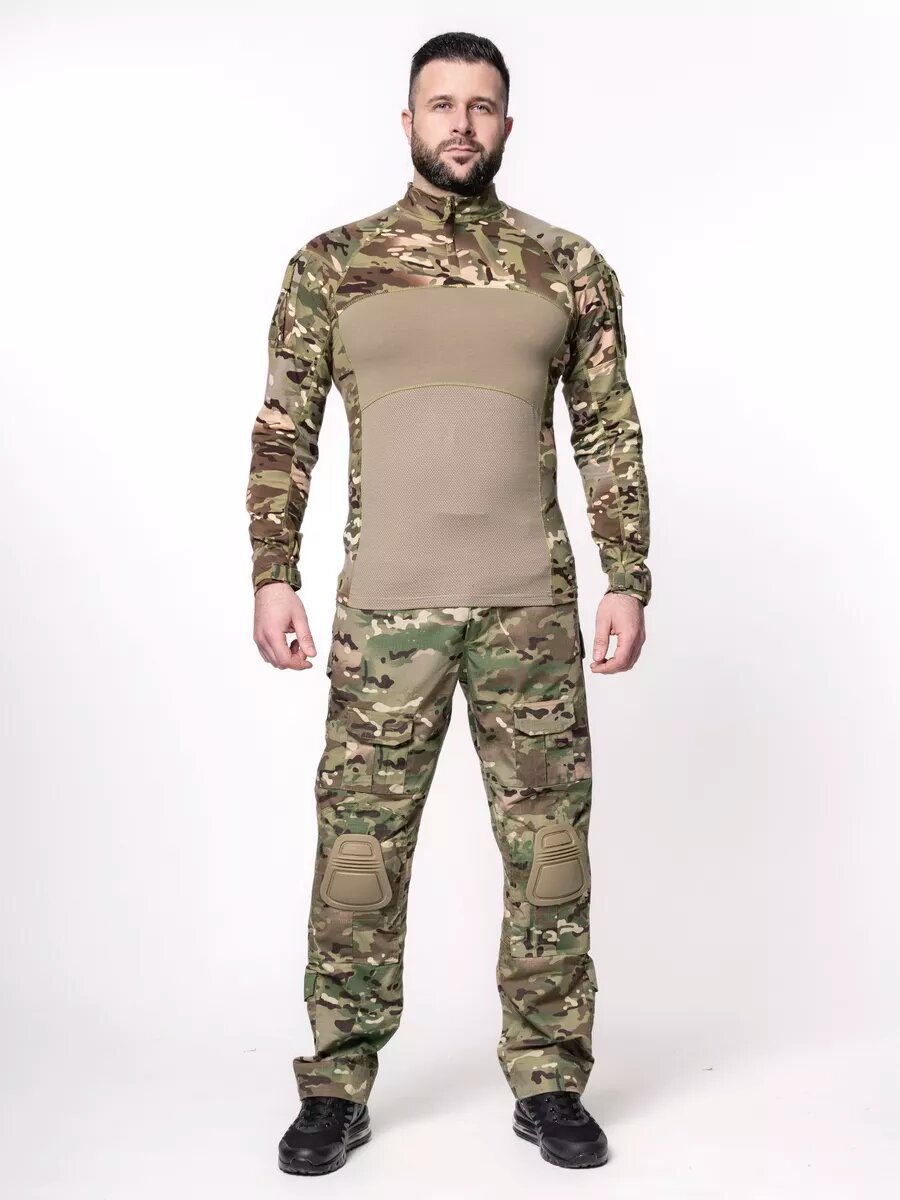 Боевой демисезонный Тактический костюм мультикам с защитой размер XXL