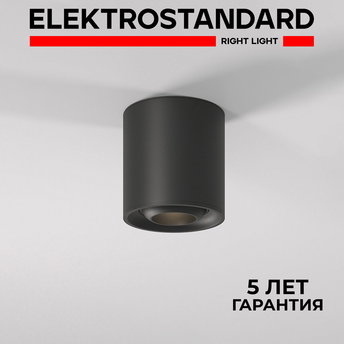 Спот / Потолочный светодиодный светильник с поворотным механизмом Elektrostandard Orsa 25041/LED, 10W, 4200K, цвет чёрный