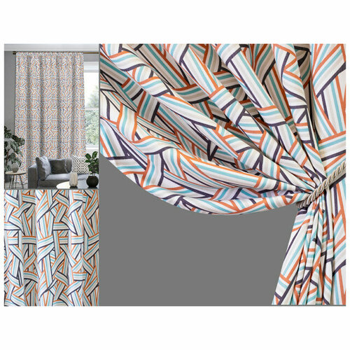 Штора портьерная на шт ленте pikamo велюр 140x280см белая арт с4512w537294v1 12448₽