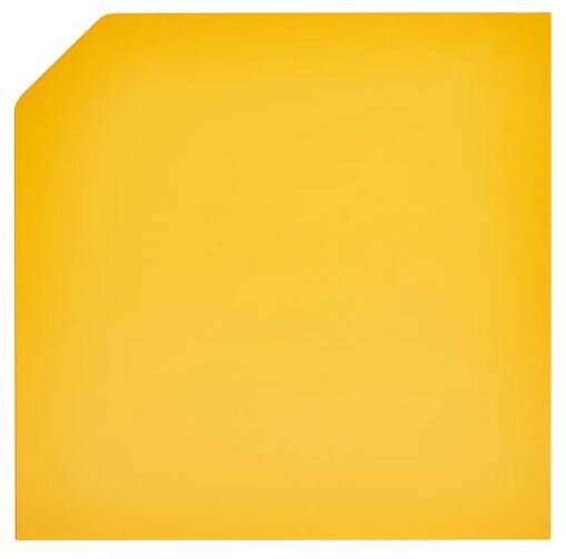 Фасад Spaceo Kub 32.2x32.2x1.6 см МДФ цвет желтый