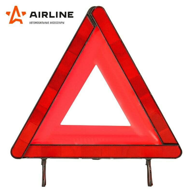 Знак аварийной остановки Airline AT05, усиленный, в кейсе, 40 см x 40 см — фото 1