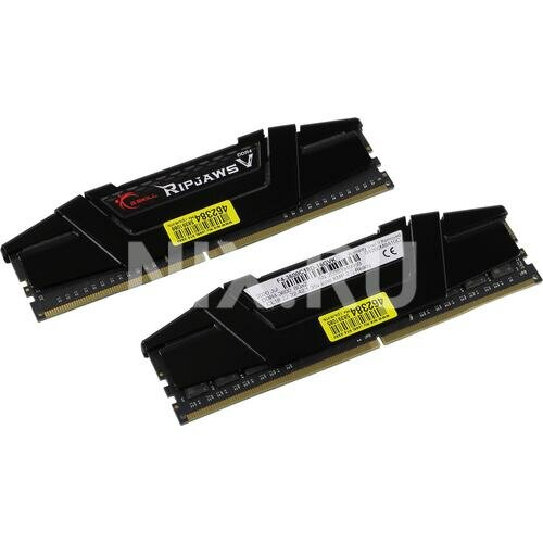 Модуль памяти DDR4 16GB (2*8GB) G.Skill RIPJAWS V PC4-28800 3600MHz CL18 288pin радиатор 1.35V - фото №5