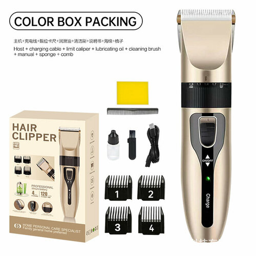 Электрическая машинка для стрижки волос Avola C5 цвет Золото Тирана в оригинальной упаковке с губкой и расческой 56600₽