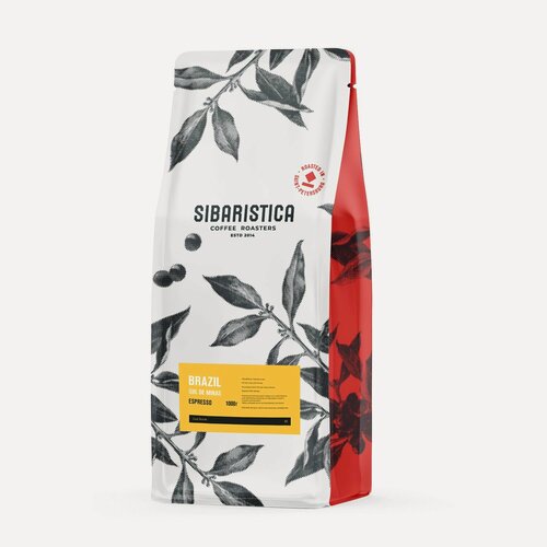 Изображение товара Кофе в зернах Sibaristica Бразилия Суль Де Минас, 100% Арабика, средняя обжарка, 1 кг