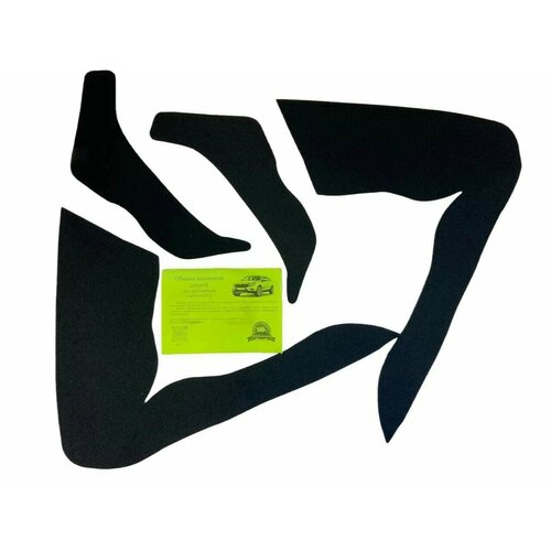 Обивка ворсовая карманов дверей Лада Веста