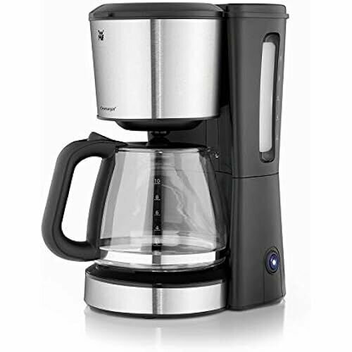 Кофемашина с фильтром WMF Bueno стеклянный кувшин фильтрованный кофе 10 чашек кнопка стартстоп каплеуловитель поворотный фильтр автоматическое выключение подогревающая пластина 1000 Вт 1649800₽