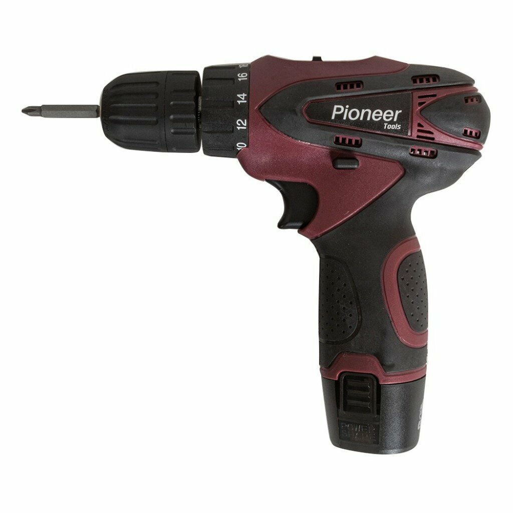 фото Дрель-шуруповерт аккумуляторный, Pioneer, CD-M1202C, 12 В, 17273