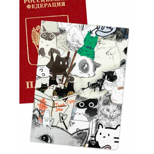 Обложка для паспорта , белый