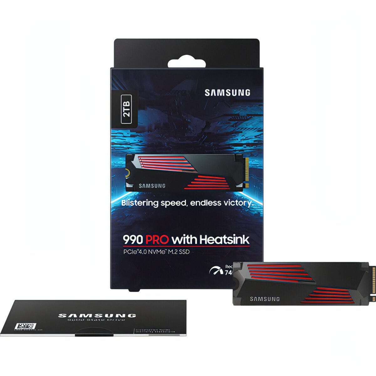 Внутренний SSD Samsung 990 PRO 2 TB (MZ-V9P2T0CW) M.2 PCI-E 4.0 — фото 1