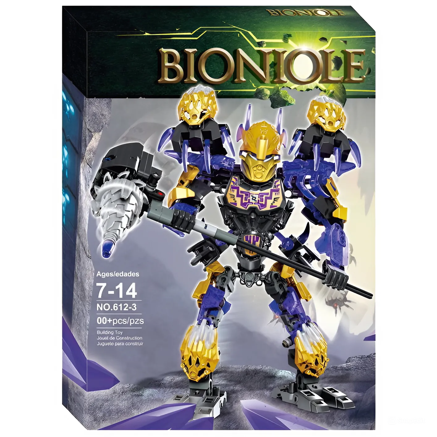 Конструктор Бионикл Bionicle Онуа и Терак "Объединитель земли" 217 деталей, детский для мальчиков / совместим с лего / биороботы / подарок