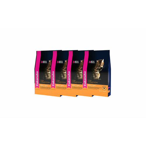 Eukanuba Сухой корм Для взрослых кошек с курицей 0,4 кг х 4 шт.
