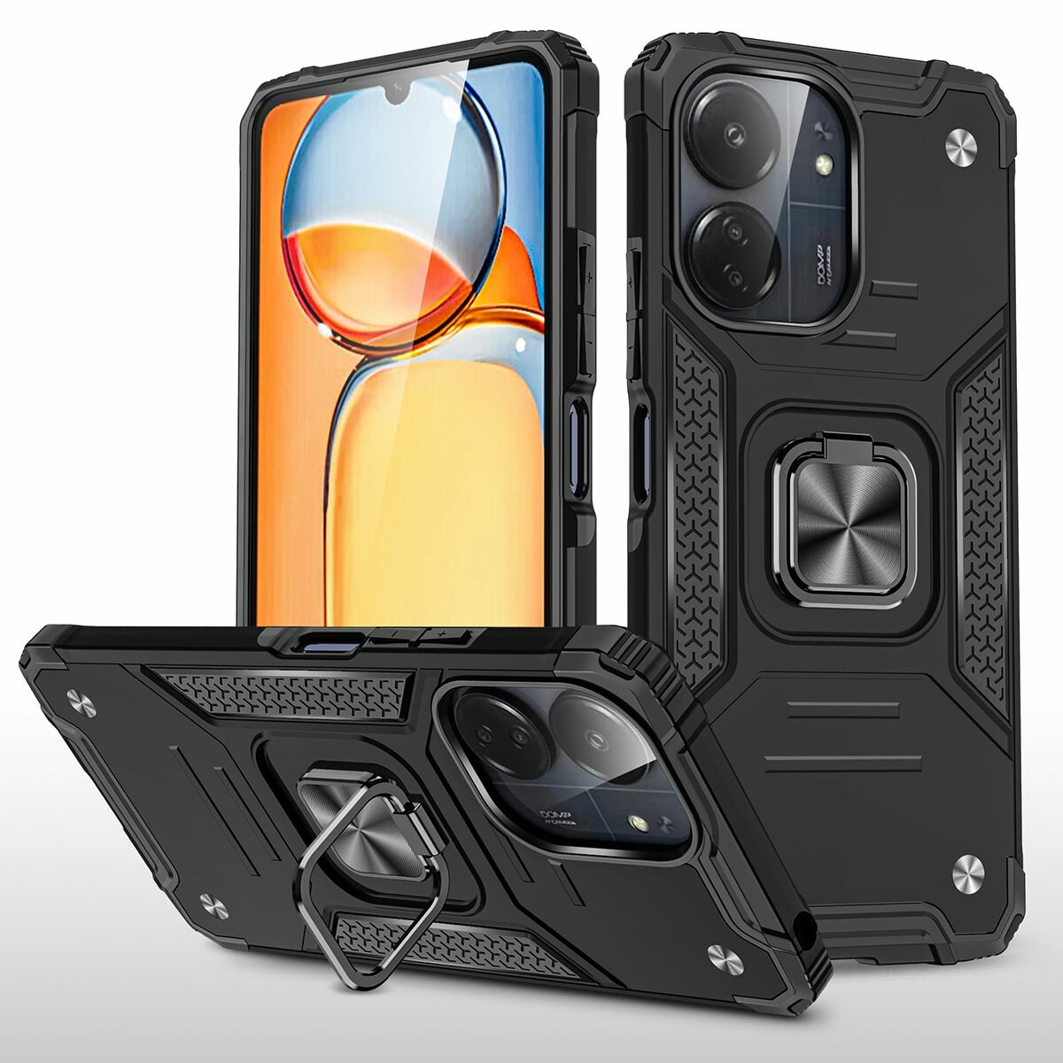 Противоударный чехол Legion Case для Xiaomi Redmi 13C черный