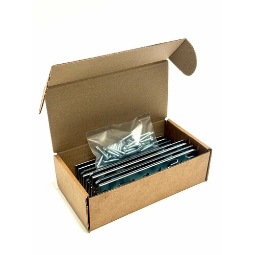 Крепежная пластина REHAU 30шт 25х150х15ммпаз40мм с саморезом 39х25 для ПВХ окон 1400₽