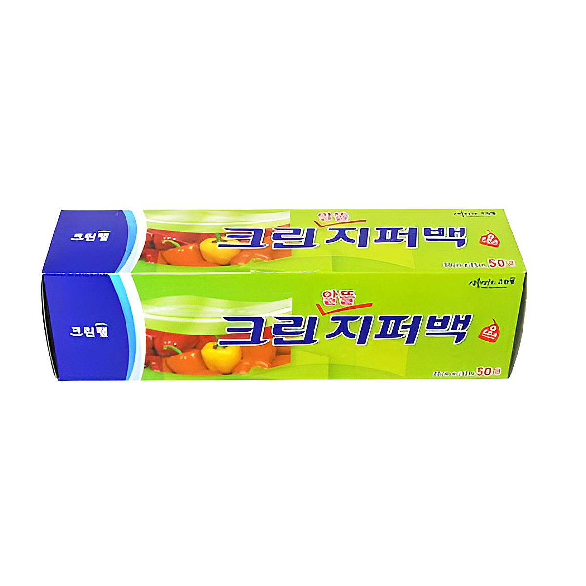 Пакеты фасовочные плотные многоразовые на молнии Clean wrap, 18*20, 50 шт.