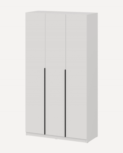 Изображение товара Шкаф для одежды распашной Арника ШК 5-1200, 3 двери, цвет белое дерево