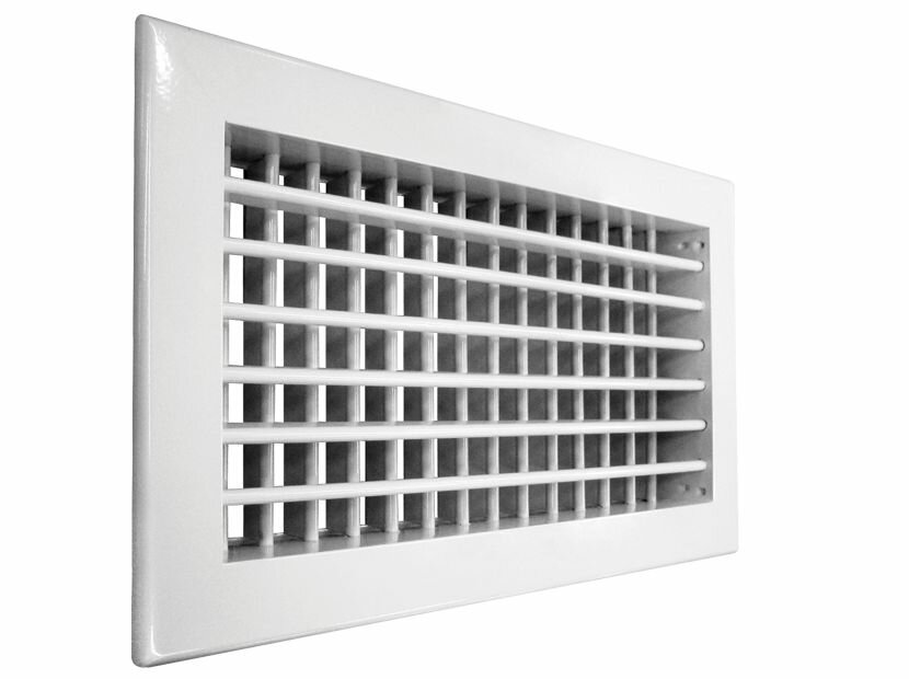 Настенная двухрядная решетка Shuft 2 WA 400*150 индивидуально регулируемые жалюзи — фото 1