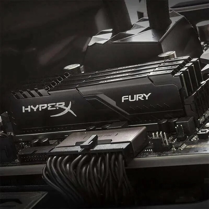 Kingston Fury Оперативная память HyperX 8GB DDR3 1866MHz DIMM FURY Beast Black 1*8 ГБ (HX318C10FK/8) — фото 1