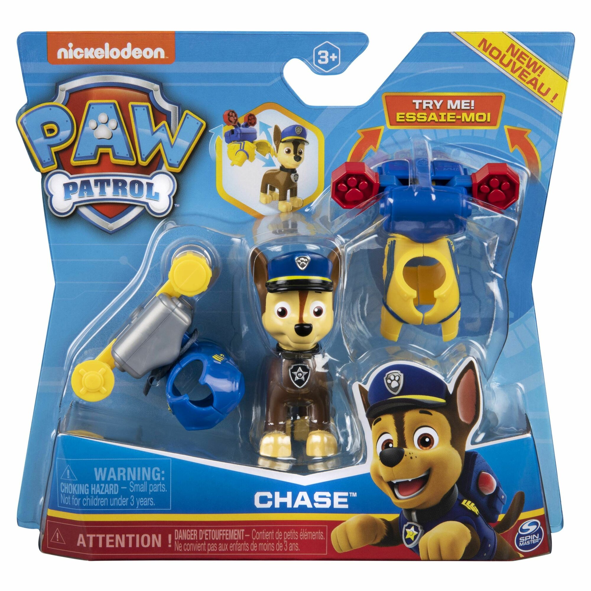Spin Master Nickelodeon Paw Patrol Toy CHASE/Классический детский мультяшный набор игрушек Собака-супергерой