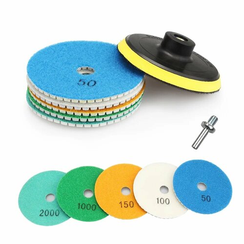 Алмазные полировальные диски 4 комплект из 5 штук 4 inch 50 172₽