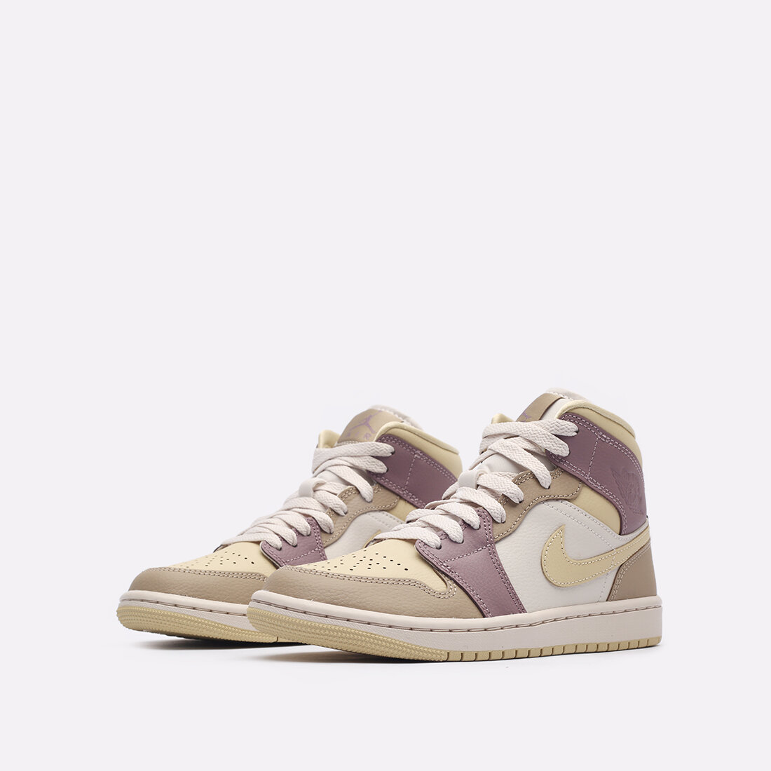 Кроссовки Jordan Air Jordan 1 Mid, размер 6.5 US 39 EUR 24.5 СМ, бежевый