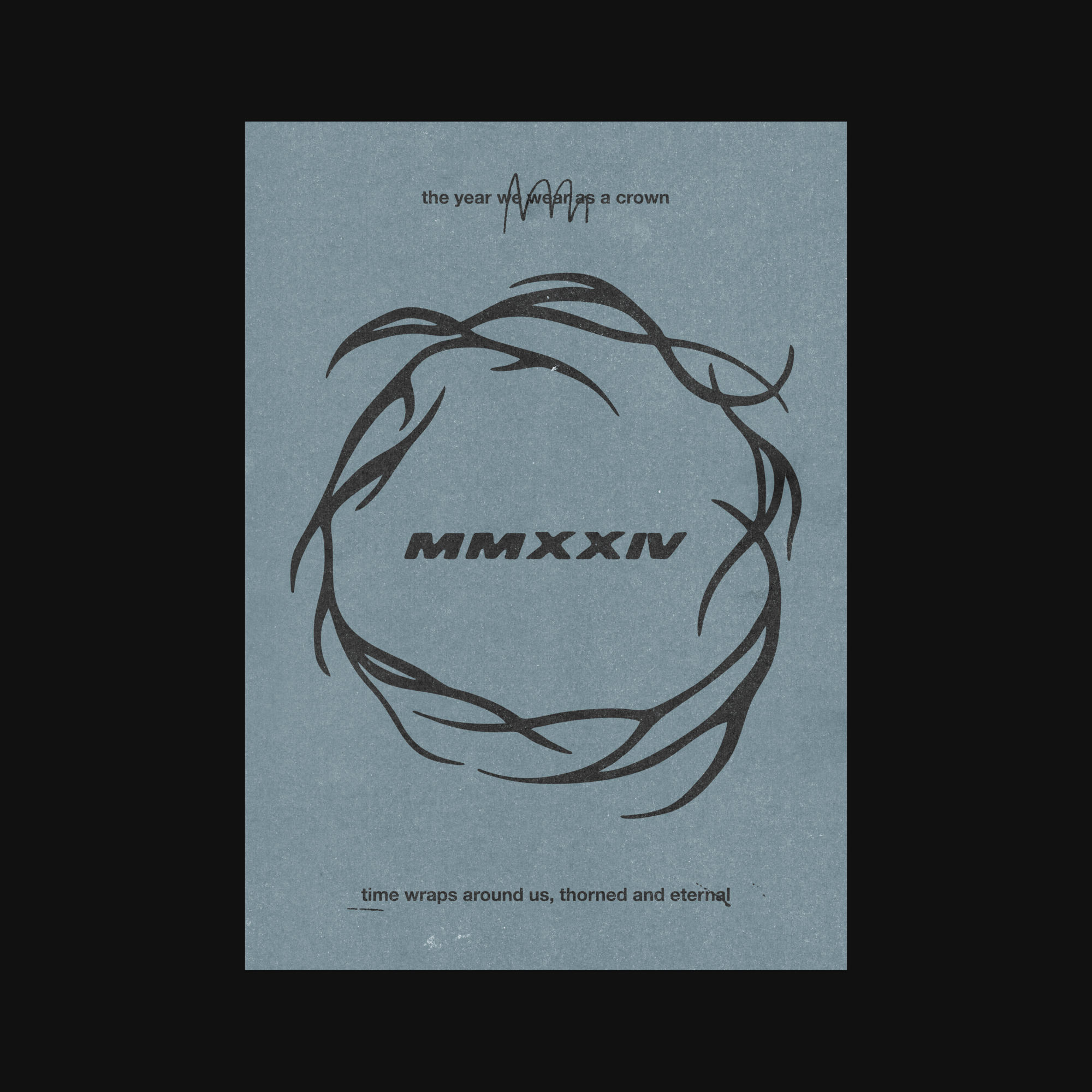 OYEME on the edge of something new / авторская открытка «MMXXIV» / 105х148 мм (А6)