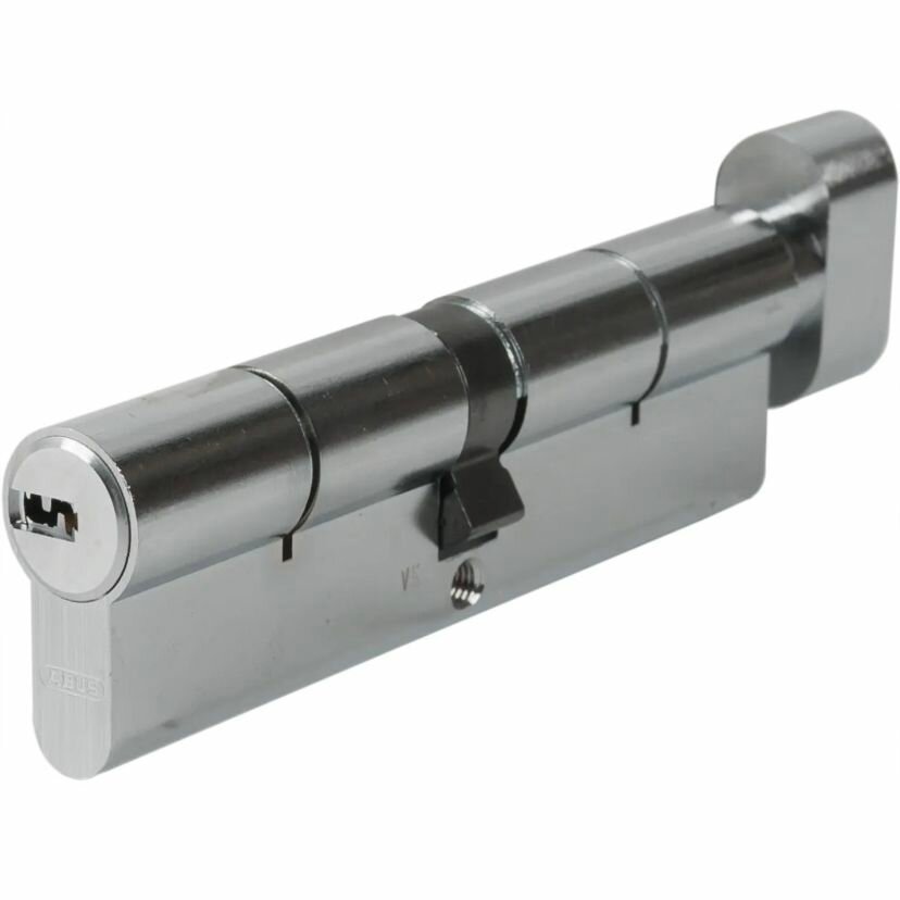 Цилиндр Abus KD6N Z55/K55 55*55мм форм-фаткор ключ/вертушка никель