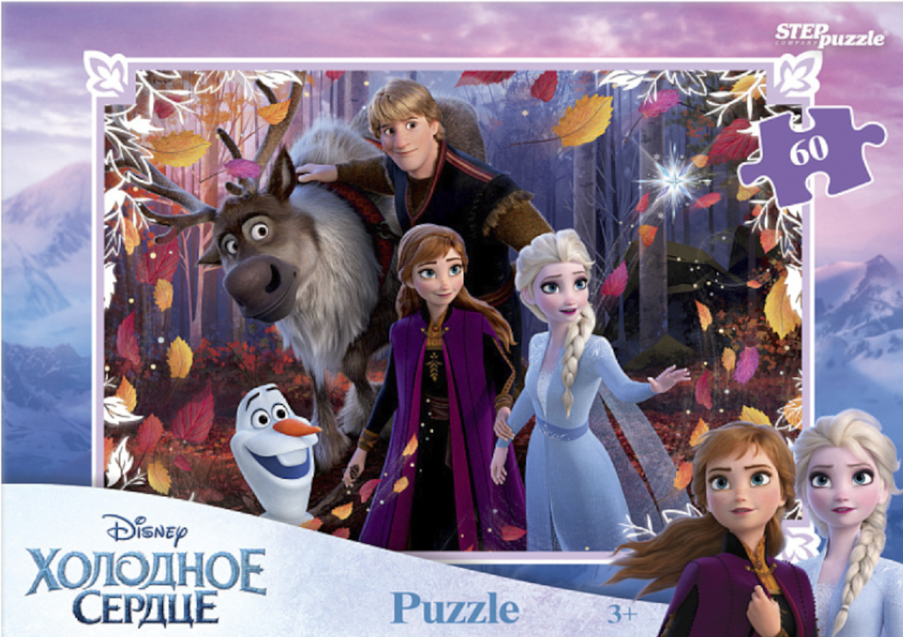 *Puz 60д. Степ Disney Холодное сердце (81240)