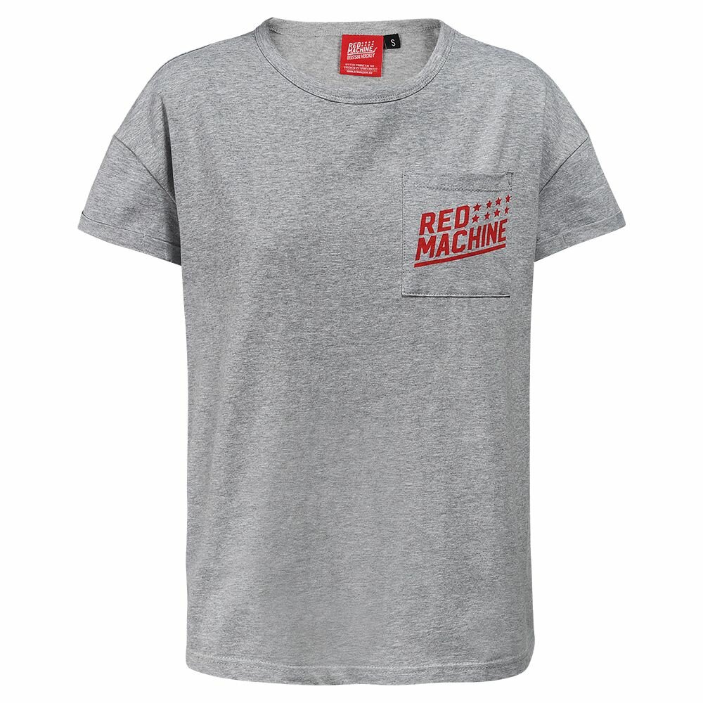 Футболка Красная машина размер S серый