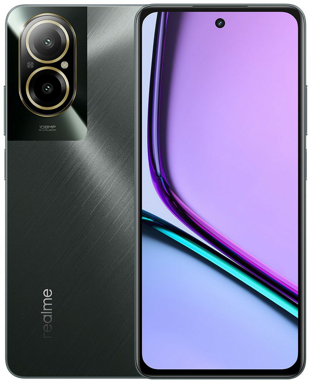 Смартфон Realme C67 (RMX3890) 256Gb 8Gb, разрешение 1080 x 2400, FHD, Android 14, черный