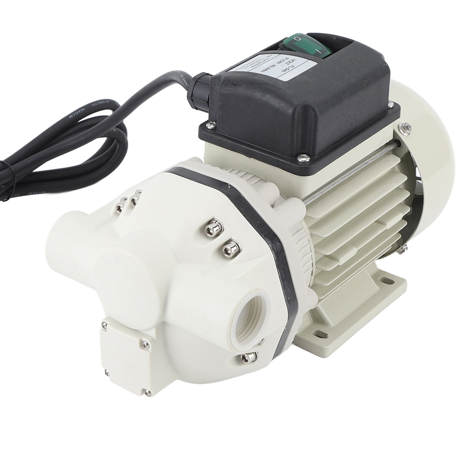 Диафрагменный насос 10м напор 50.75PSI 330W 40л/мин электрический самовсасывающий насос для воды