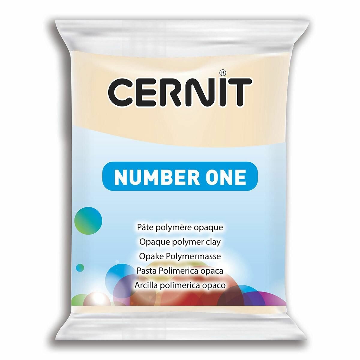 Пластика Cernit Полимерная, запекаемая, №1, цвет 747, Сахара, 56-62 г, CE0900056