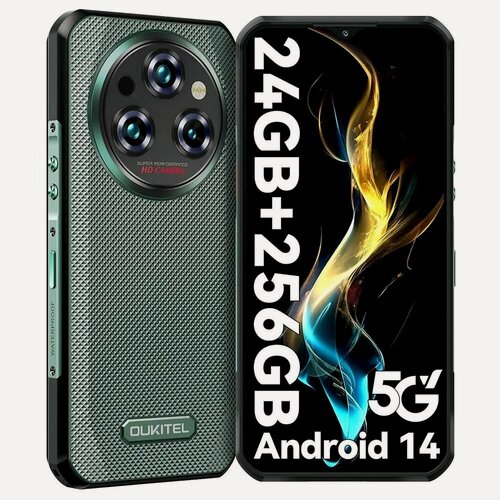 Изображение товара Смартфон Oukitel WP35, Android 14, 8ГБ, камера 3x64МП, экран 6.8", 256ГБ