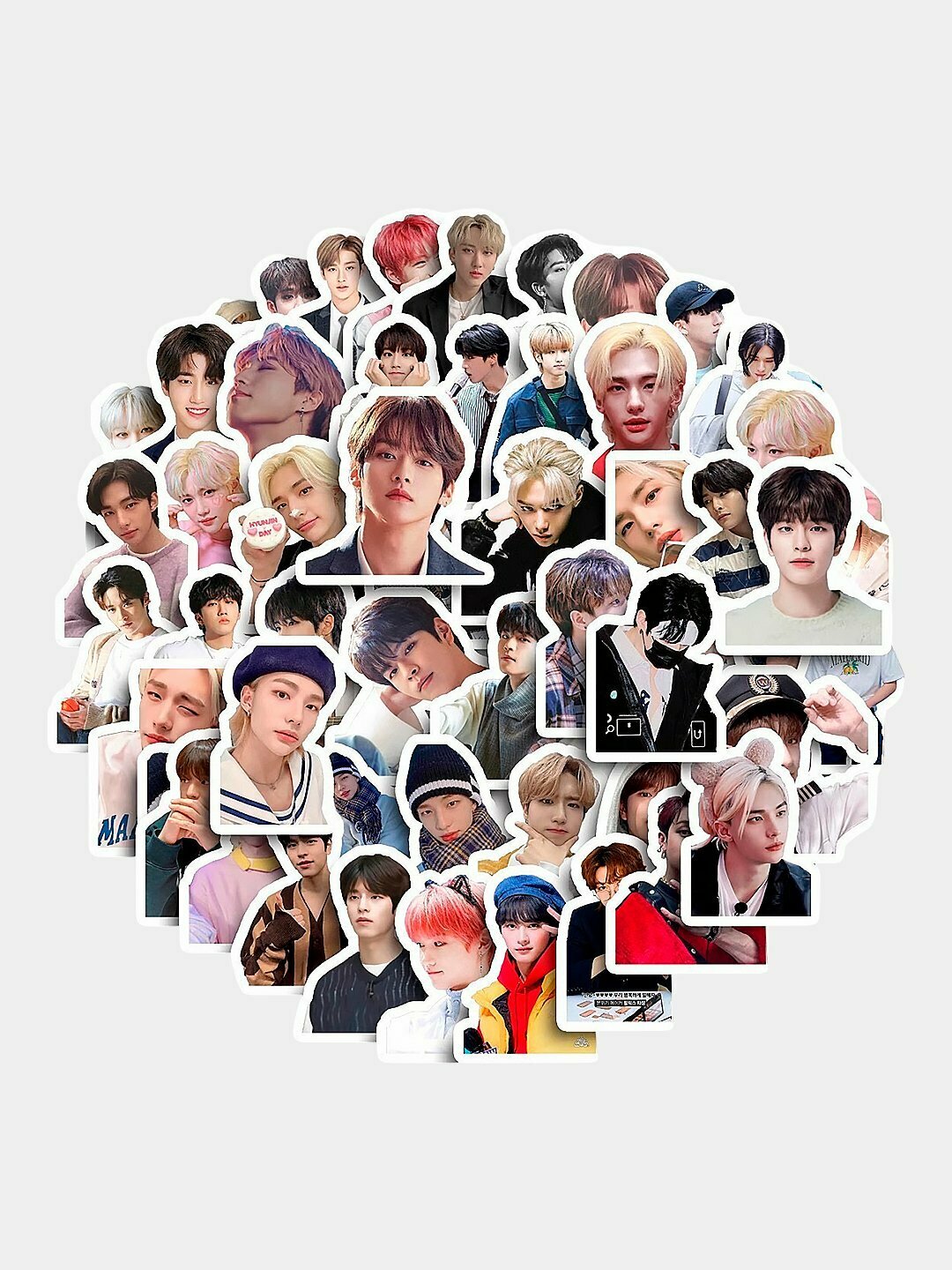 Наклейки для декора, набор 50 шт, более 10 видов, Straykids Kpop