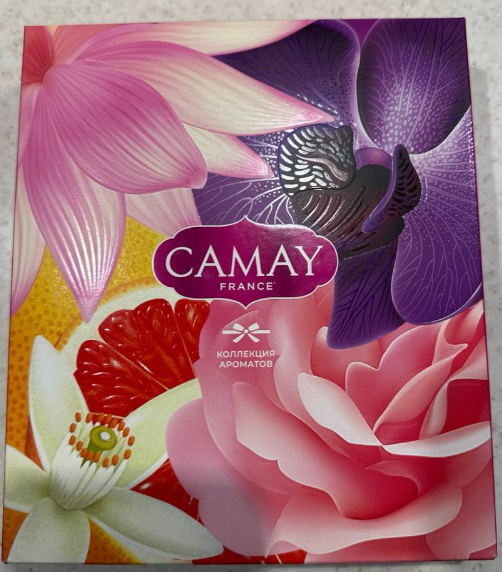 Картинки Мыло твердое туалетное Camay Коллекция ароматов, 4 штуки х 85 г