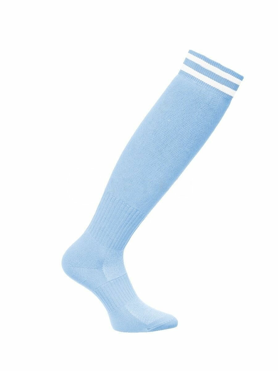 Гетры футбольные POV TRIC Футбол, размер 32-35, голубой — фото 1