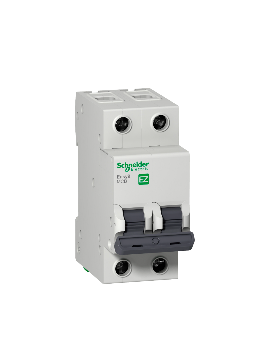 Автоматический выключатель 2-полюсный, 10А, 6kА (хар-ка C) EASY 9 Schneider Electric, EZ9F56210