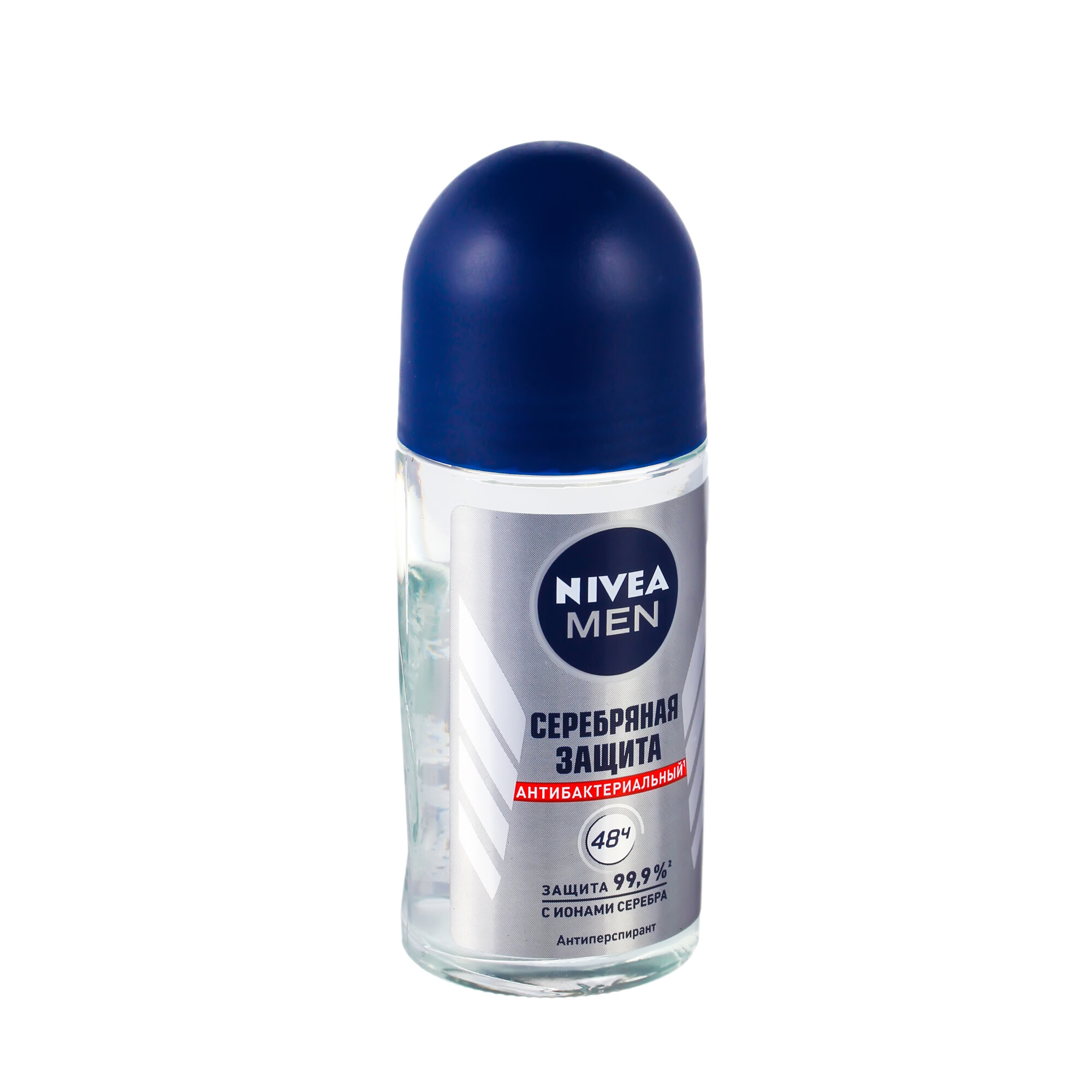 Дезодорант-Антиперспирант NIVEA Men "Серебряная защита", с ионами серебра, без парабенов, 50 мл