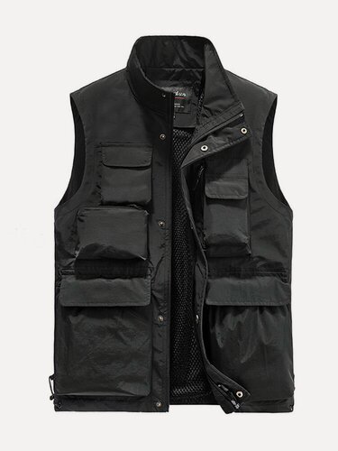 Изображение товара Мужской дышащий нейлоновый жилет с несколькими карманами