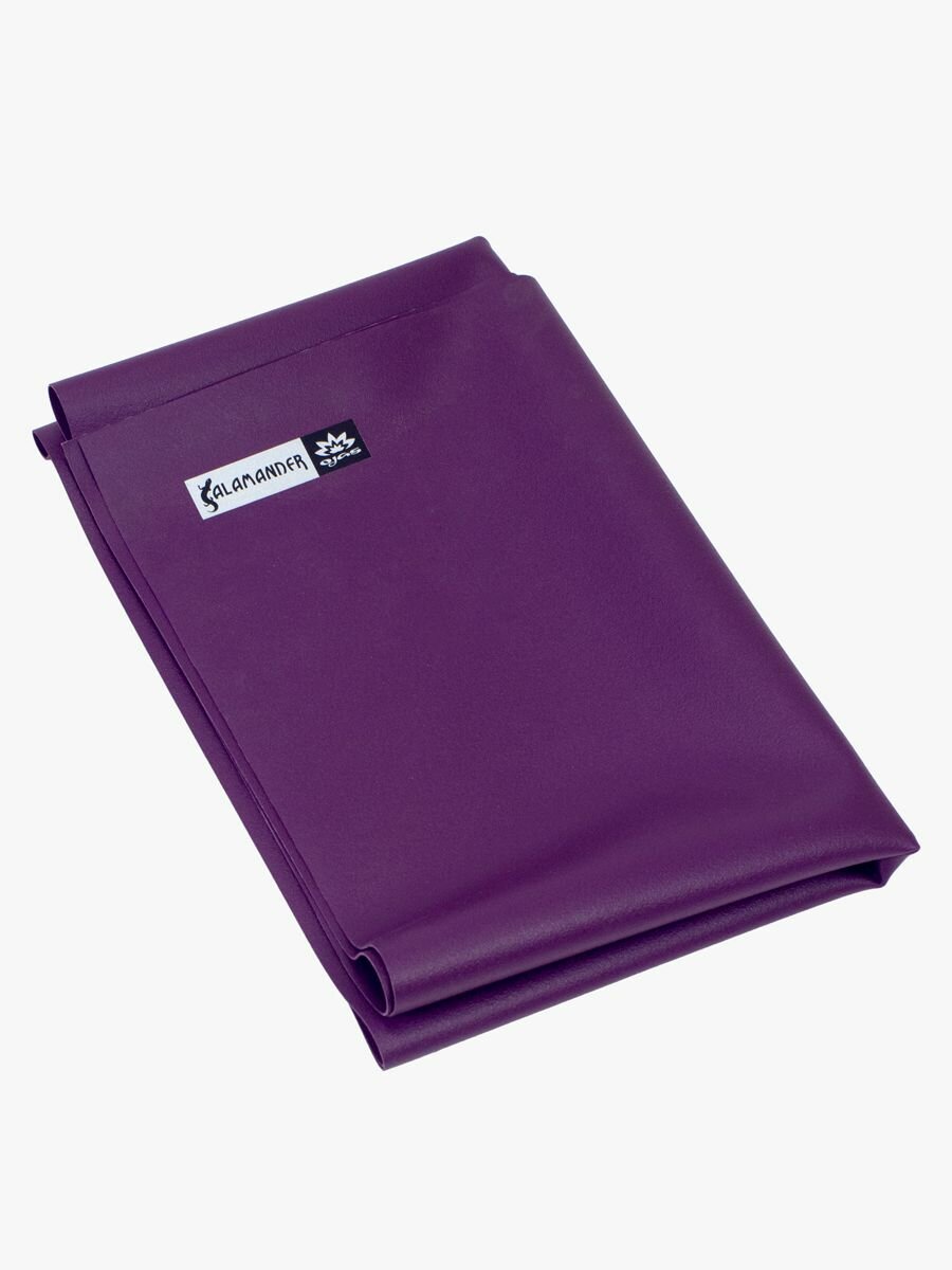 Коврик для йоги OJAS "Salamander Slim" (Travel edition) 1,3мм 200 x 60 см, фиолетовый, противоскользящая поверхность