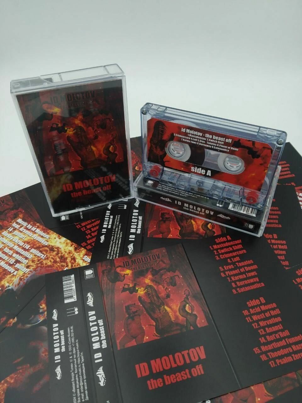 Прозрачная кассета Id Molotov  The Beast Off  MC 