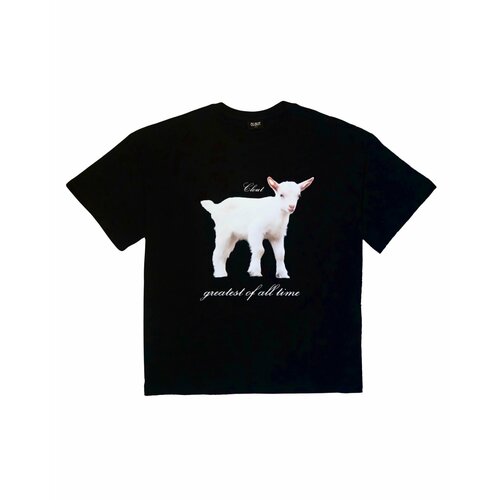 фото Футболка clout goat, размер xl-2xl, черная