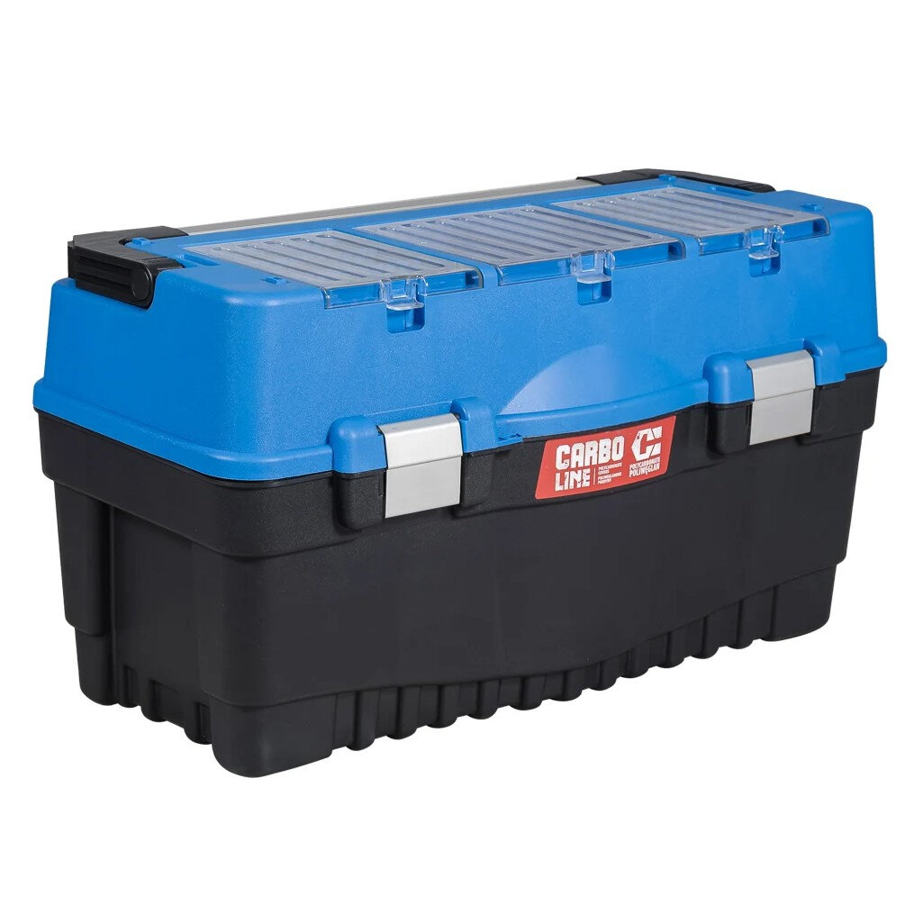 Ящик для инструмента МастерАлмаз 10501210 с органайзером и замком 462х256х242 мм