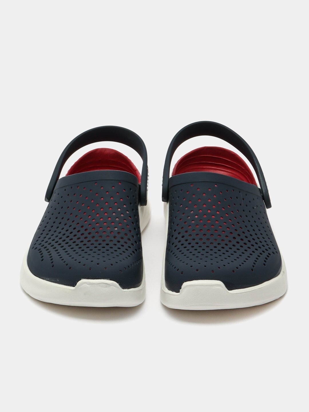 Сабо  1, размер 39, красный/белый — фото 1