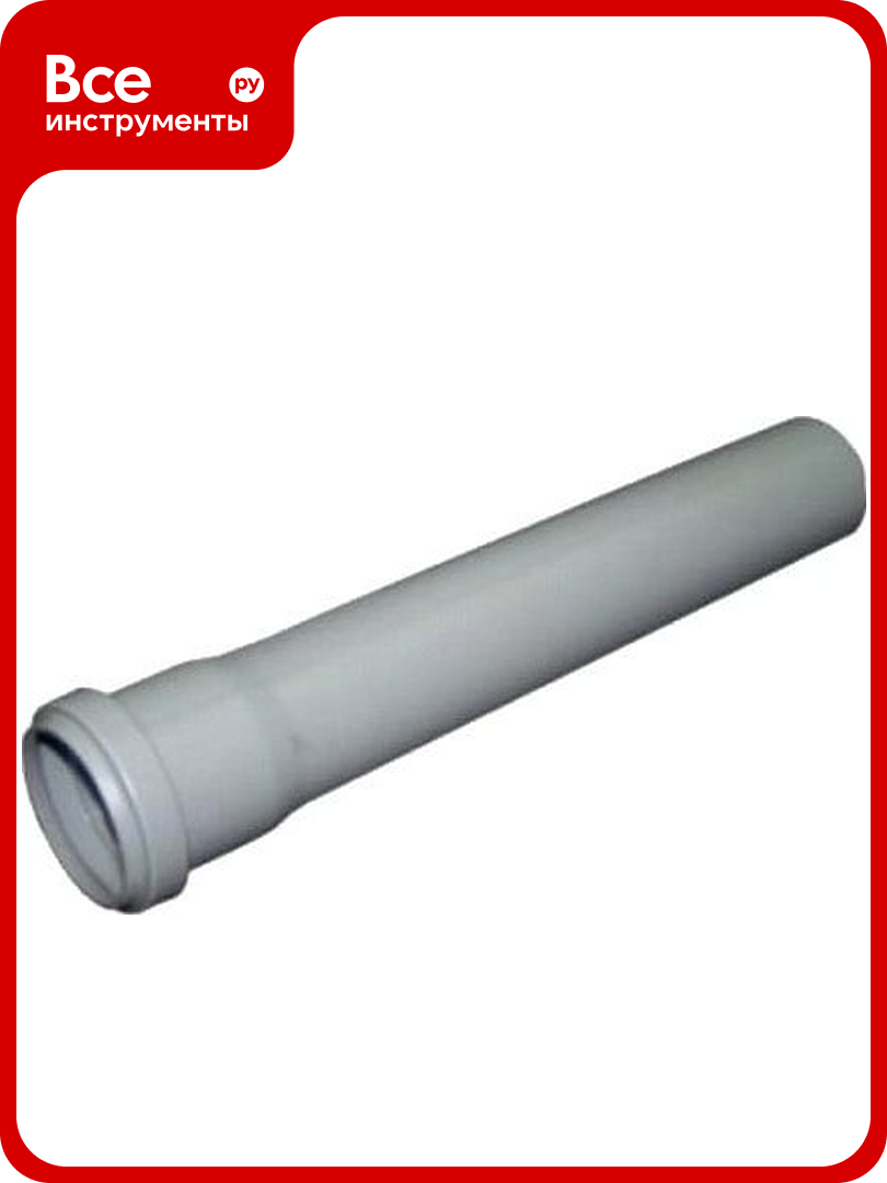 Канализационная труба атлас пласт DN 110х27 L=1000 мм SPCP11027100