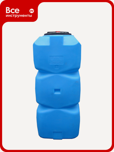 Изображение товара Танк анион 800 л вертикальный с фланцем и крышкой с клапанами, со сливом Т800ВФК2З