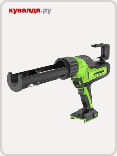 Изображение товара Пистолет для герметика аккумуляторный GREENWORKS 3501707 без АКБ и ЗУ