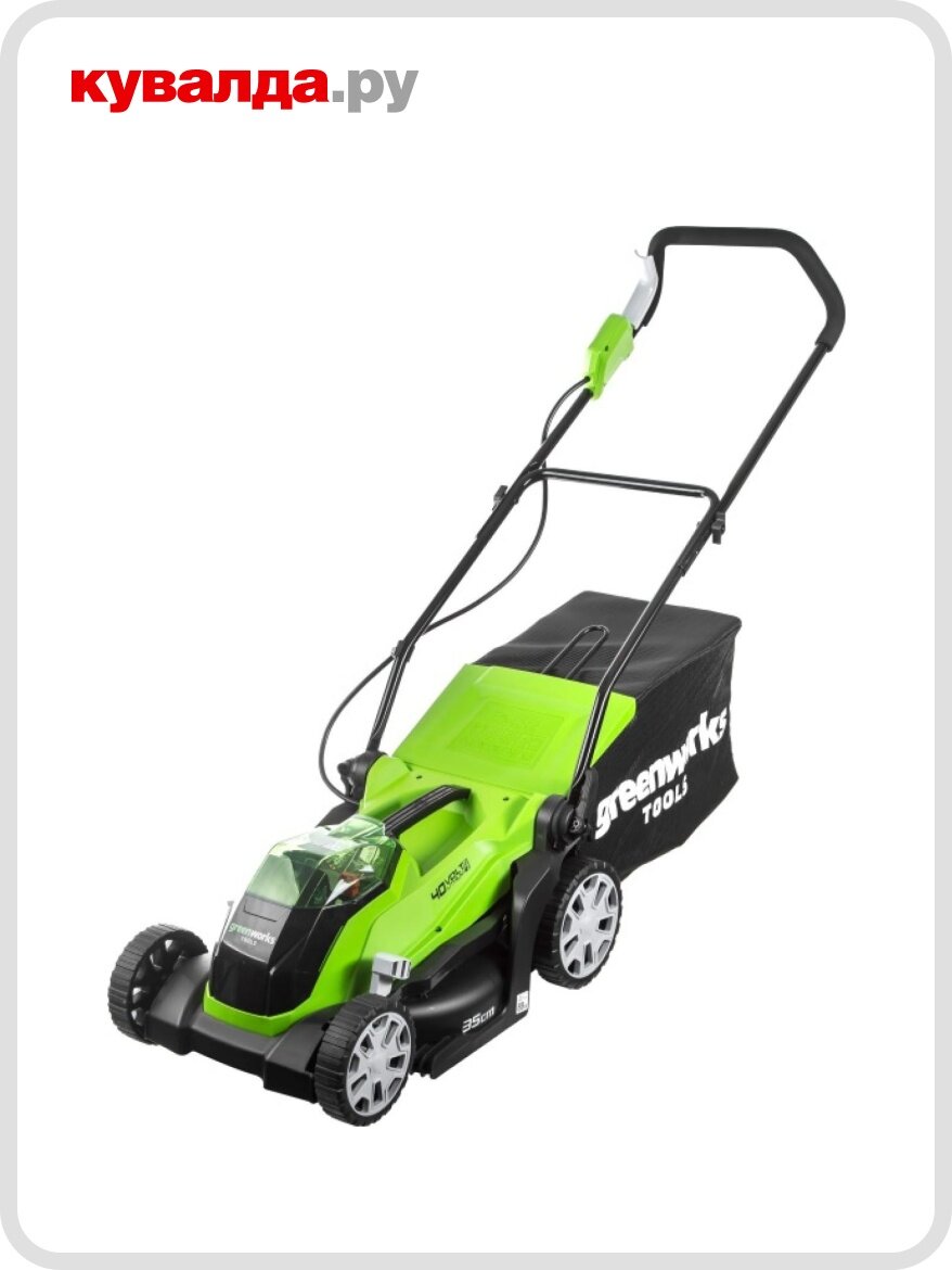 Газонокосилка аккумуляторная GREENWORKS G40LM35K4 40V